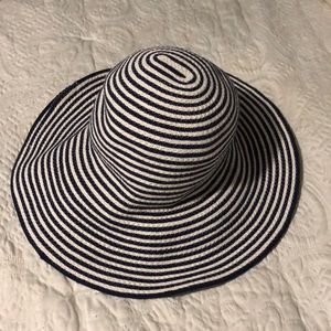 J. Crew striped cotton sun hat